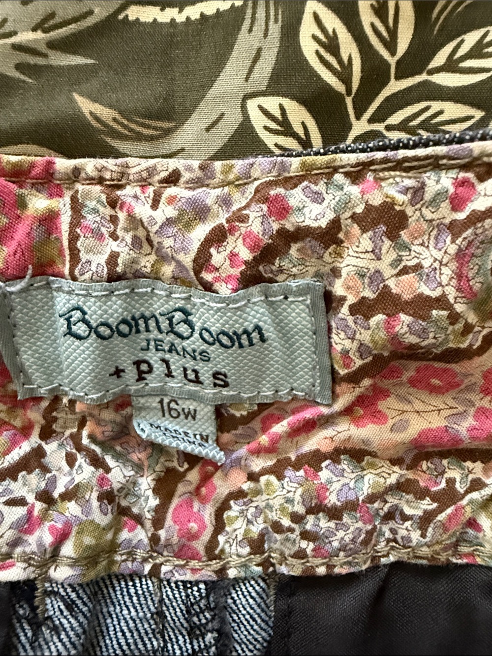 Boom Boom Jeans Dark Blue Denim Bermuda Shorts - Picture 2 of 5